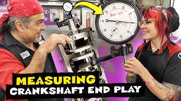 How to Measure Crankshaft End Play Properly & Set Up a Dial Indicator with @MrDanielSoliz #DIYtips