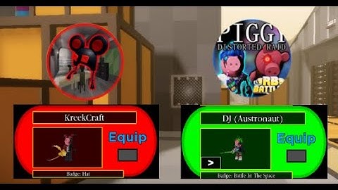How To Get 2 Badges & Morphs In Piggy: Distorted Raid!