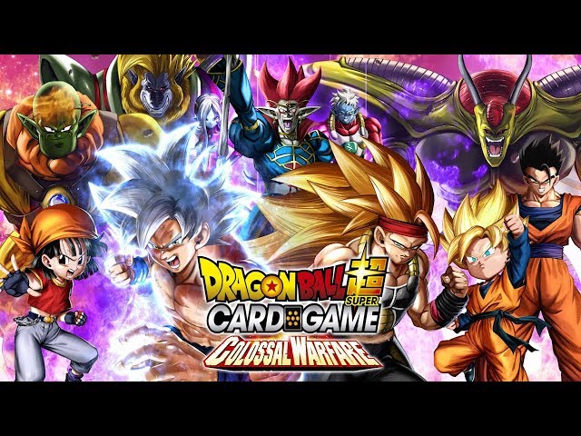 DRAGON BALL SUPER CARD GAME Series4 -COLOSSAL WARFARE- - YouTube