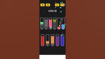 water sort gameplay level 53 - water sort: element monster - relax gameplay #46