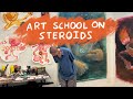 Art school at yale norfolk  the ultimate studio vlog