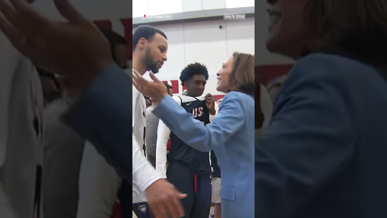 ‘Bring back that gold’: VP Harris talks to men’s Olympic basketball team ‘Bring back that gold’: VP Harris talks to men’s Olympic basketball team