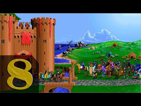 Видео: Heroes of Might and Magic 1(Герои 1) - Царица Ламанда - Прохождение #8