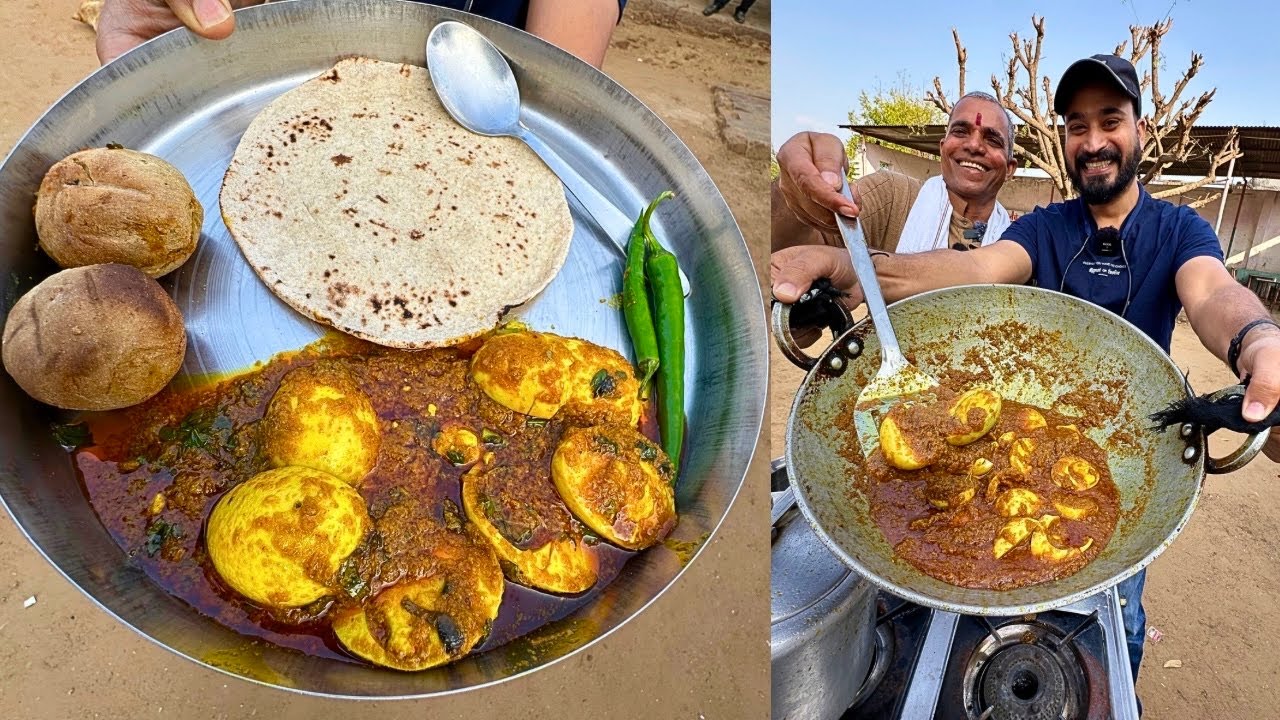 खटिक काका का स्पेशल EGG CURRY  बनाने का देसी तरीका | अण्डा करी | EGG CURRY RECIPE | jaipur