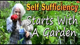 Self Reliance Starts With Growing Your Own Food  Homesteading Harmony Vlog132