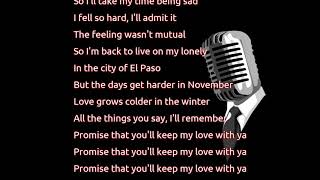 Khalid - Winter (lyrics)