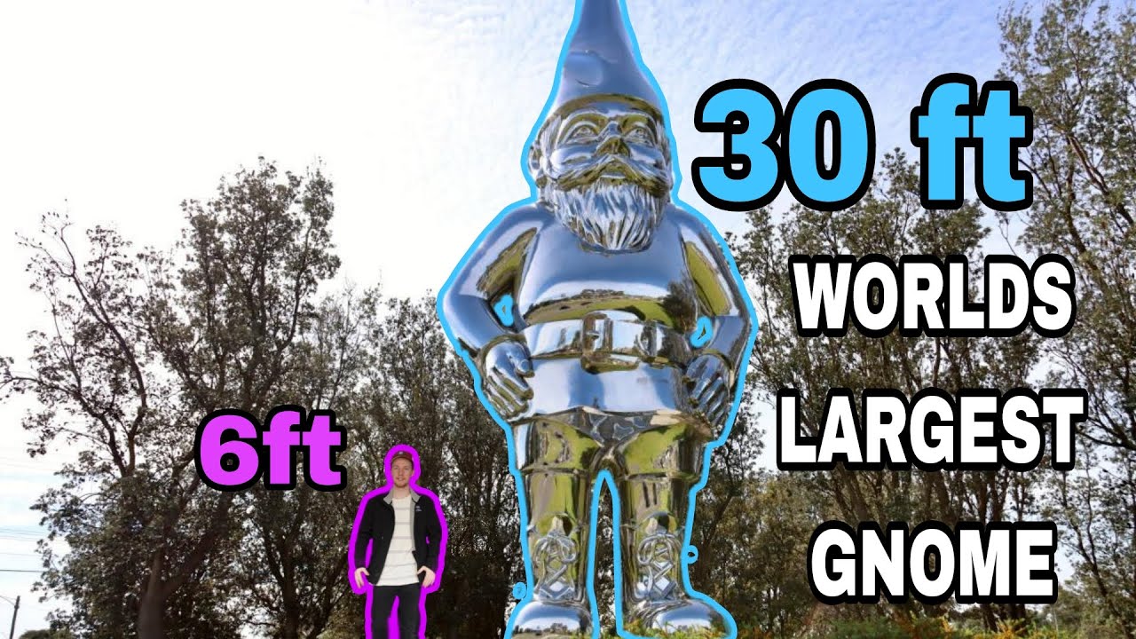I met the Worlds BIGGEST Gnome !!! YouTube