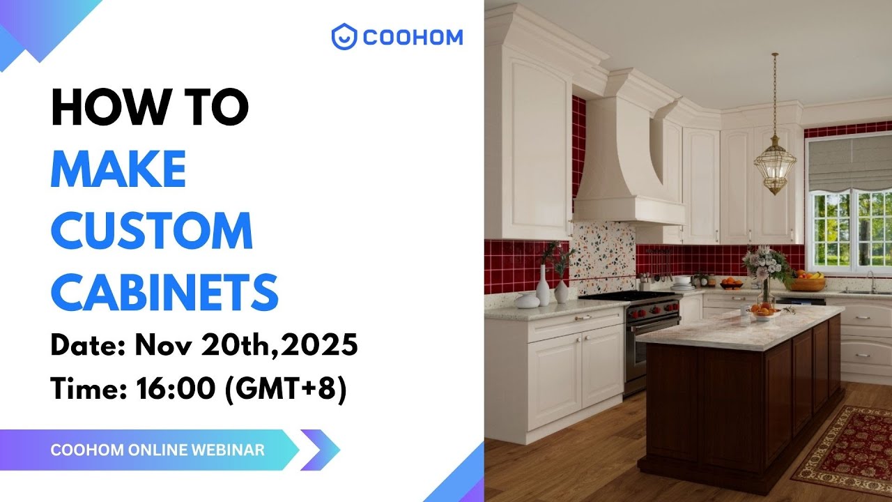 How to make Custom Cabinets in Coohom