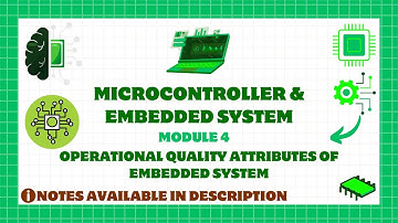 Operational Quality Attributes of Embedded System | BCO601 Mod 4 | Microcontroller & Embedded System
