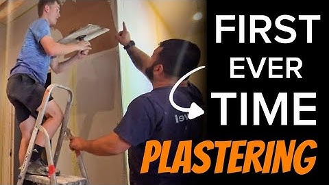 Teaching a Beginner to Plaster
