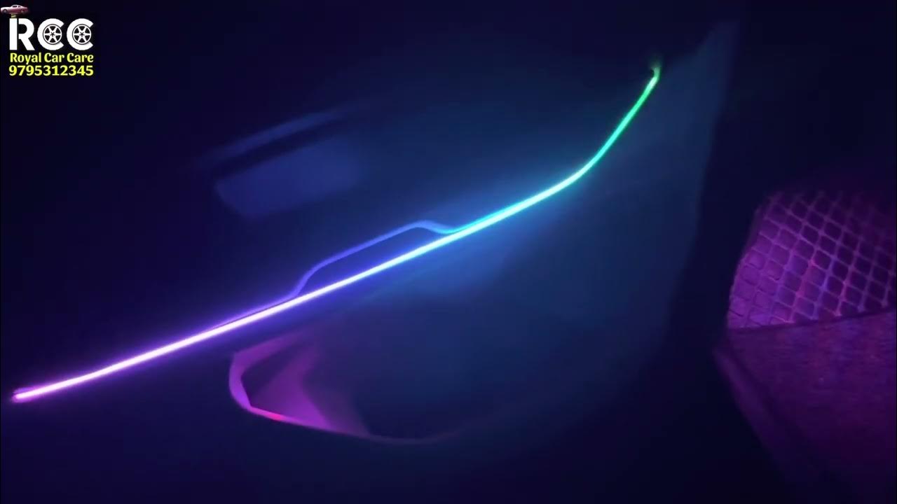 Modification in Kia DampingK4 Ambient LightsMatrix Bar and