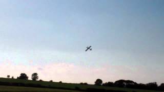 Multiplex Fun Cub RC Plane  stunts inverted