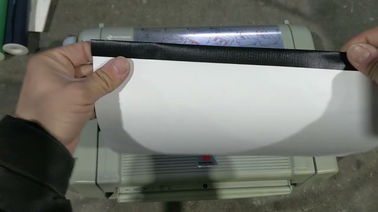 中古]ニチバン 背貼り製本機セルバインドSB-100 動作確認動画 - YouTube