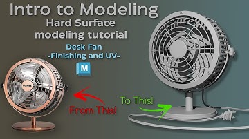 Beginner Hard Surface Modeling Tutorial | Autodesk Maya | 3D Modeling Tutorial Part 3
