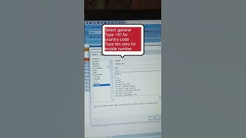 How to add country code before mobile number #shorts #exceltricks