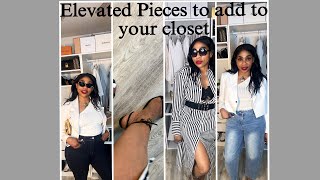 The Best Elevated Pieces to add to your closet |  How to Look Fabulous at a affordable cost |