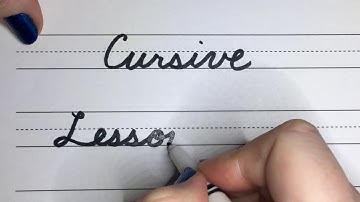 Cursive Lesson 3: r, s, f, p, j