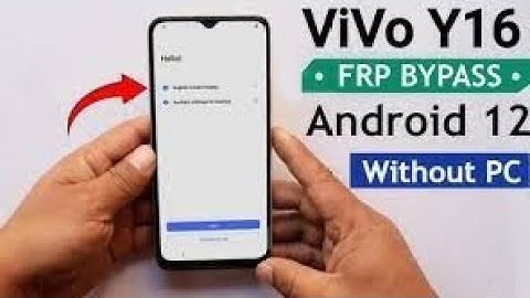 Vivo Y16 Pin, Pattern, Password, Resate Frp  Google Lock Bypass With Out Pc (2023) New Method