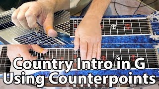 Video thumbnail of "Country Intro in G Using Counterpoint Movements | Pedal Steel Guitar Lesson"