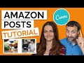 How to Create Engaging Amazon Posts - Canva Tutorial and Copy Tips