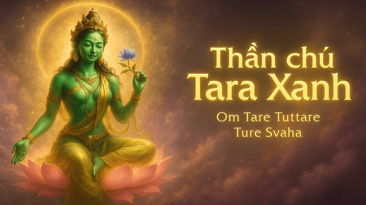 🌸Thần Chú Tara Xanh - Lục Độ Mẫu Tara🌸| Green Tara Mantra | 绿度母真言 | Om Tare Tuttare Ture Svaha