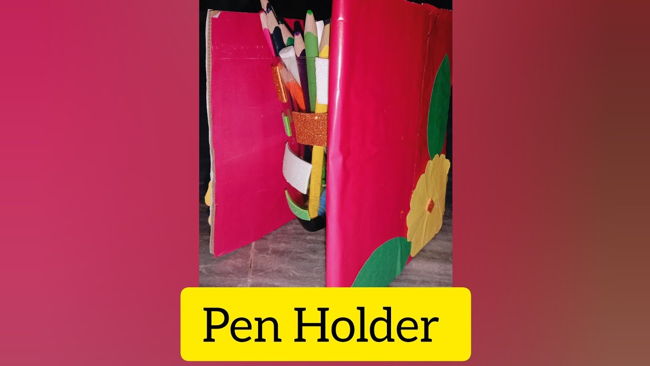 How To Make A Pen Holder Easy Pen Holder DIY Pen Holder YouTube how-to-make-a-pen-holder-easy-pen-holder-diy-pen-holder-youtube