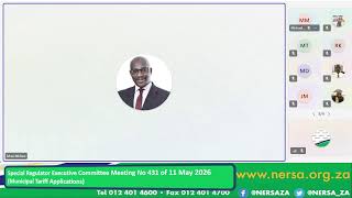Special Regulator Executive Committee Meeting No 431 of 11 May 2026 (Municipal Tariff Applications)
