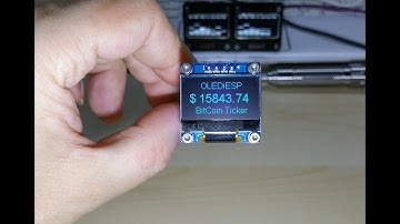 OLEDiESP BitCoin Ticker by Hayri