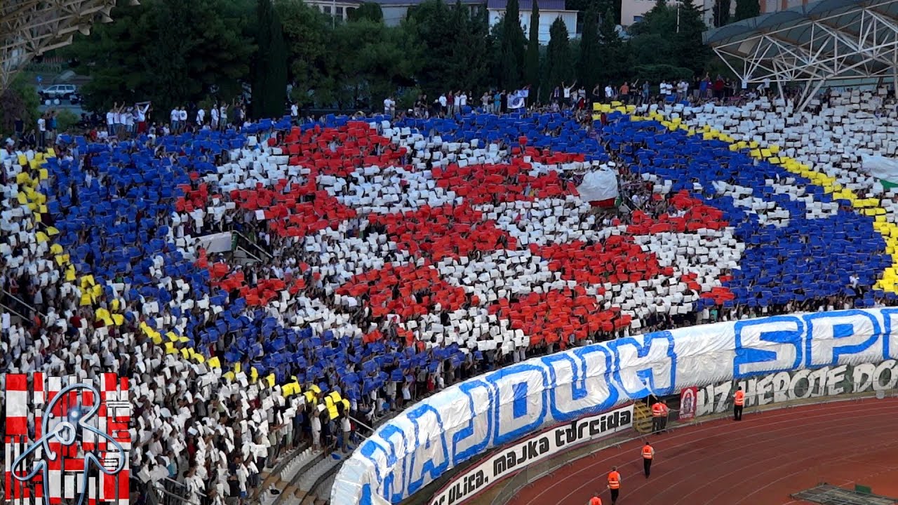 Hajduk Split x Dinamo Zagreb Mosaico da Torcida Split hoje, no clássico  croata!