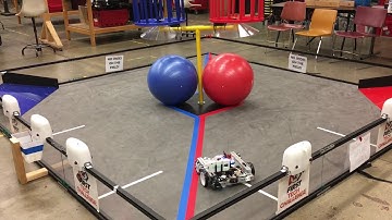 FTC 7047 robot using PTC Vuforia to localize and auto aim at the vortex