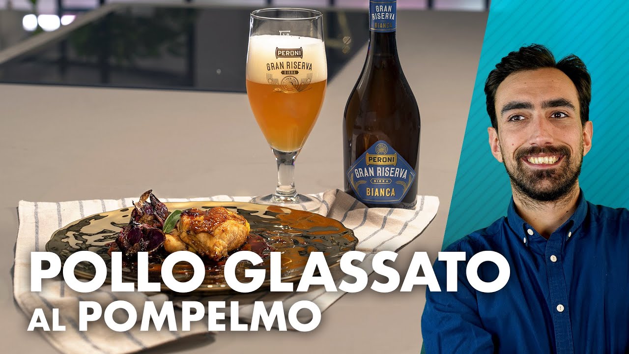 Petto di Pollo al Pompelmo con Cipolle Croccanti