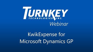 Automate Expense Management in Microsoft Dynamics GP with KwikExpense