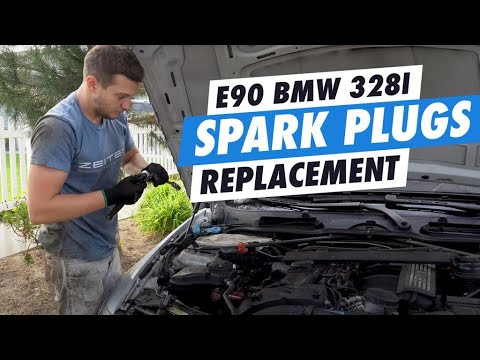 DIY E90 BMW 328i Spark Plugs Replacement - YouTube