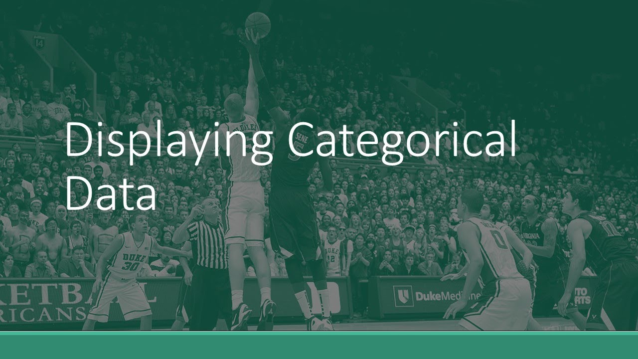 Displaying Categorical Data - YouTube