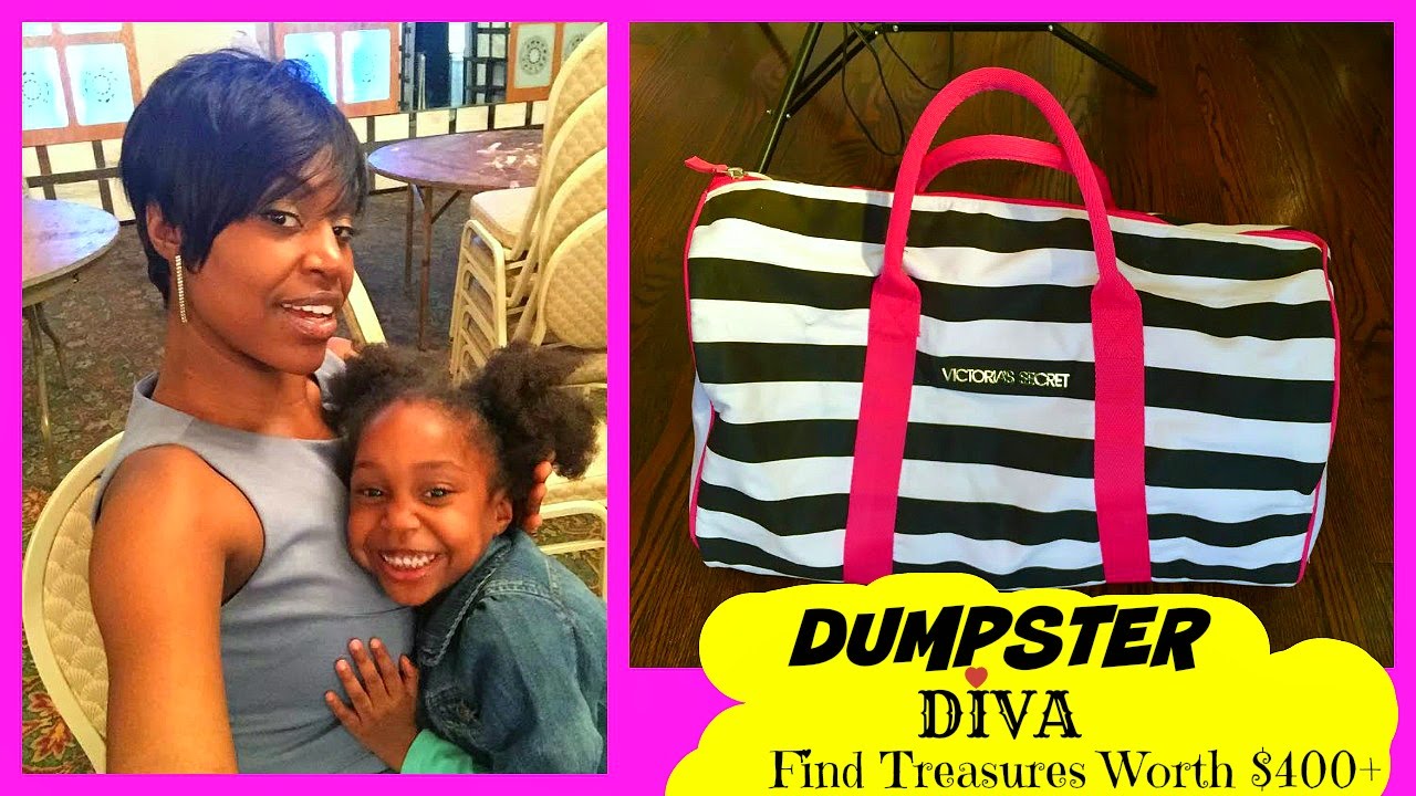 Dumpster Diving: Dumpster Diva Find Treasures Worth $400+ - YouTube