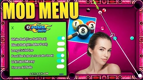 8 Ball Pool MOD iOS/Android ✔️ (Menu, Long Lines/MegaPower, Unlimited Money) Latest Version