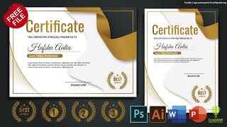 Download Sertifikat Juara Kelas Format Word Powerpoint Dan Photoshop