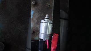 フュージョン250  セルモーター  作動テスト