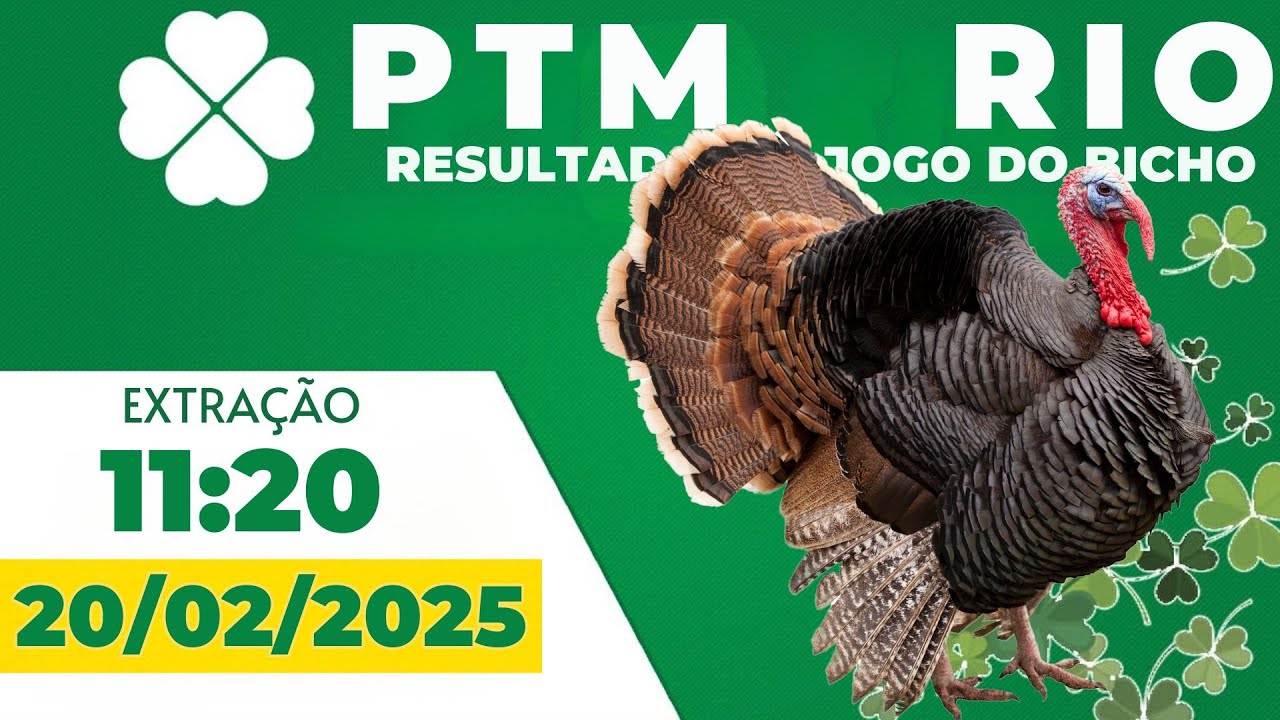 🍀 Resultado da PTM Rio 11:20 – Resultado do Jogo do Bicho De Hoje 20/02 ...