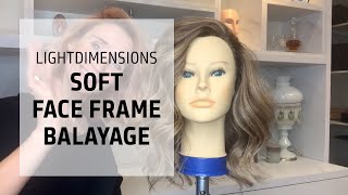 Soft Face Frame Balayage Tutorial | LightDimensions | Goldwell Education Plus screenshot 2