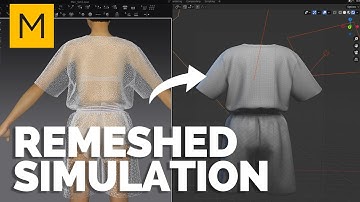 MARVELOUS 9 REMESHED SIM FOR MAYA & BLENDER 2.8