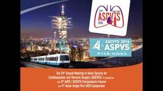4th Asian Single Port VATS Symposium in Taiwan April 9-10, 2016