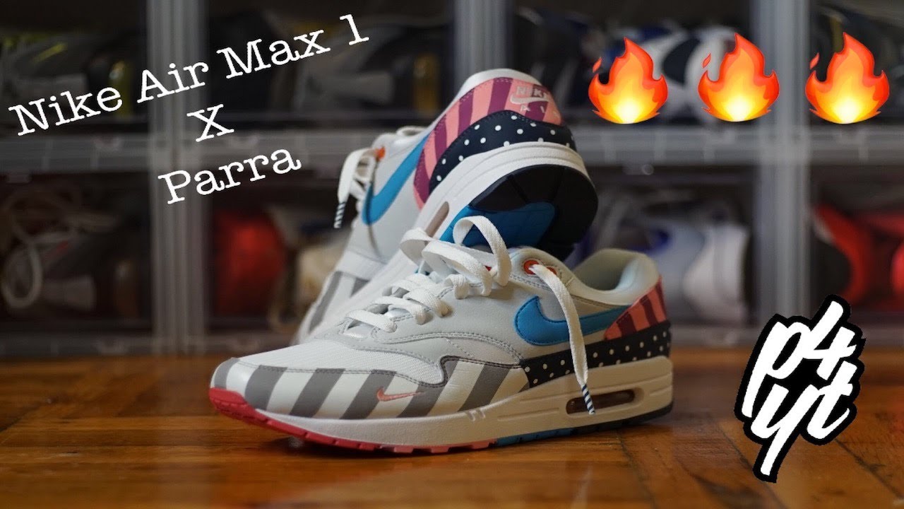 Parra X Nike Air Max 1 Unboxing and Full Detailed Review Shot in