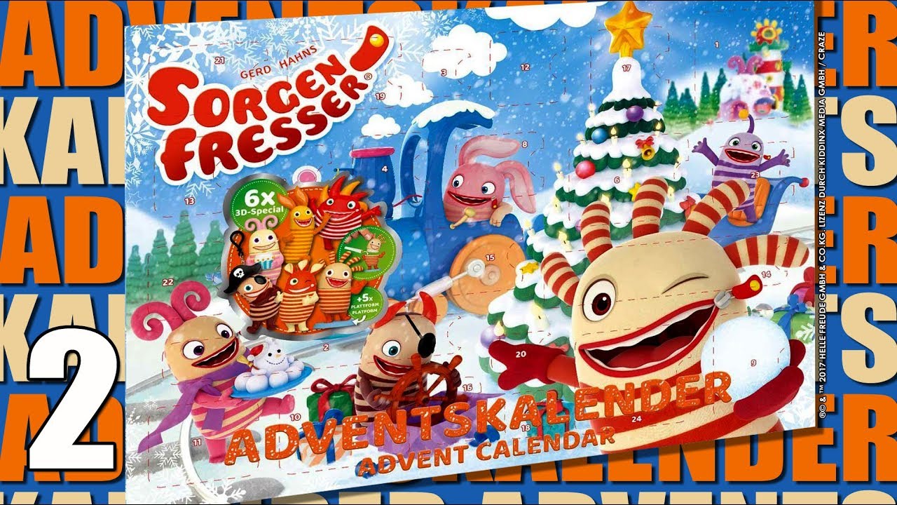 Gerd Hahns Sorgenfresser ® Adventskalender 2017 von CRAZE ® - Teil 2 Unboxing & Review