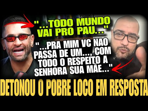 Pobre loco vai processar geral e Felix Bonfim respondeu deixando bem claro 
