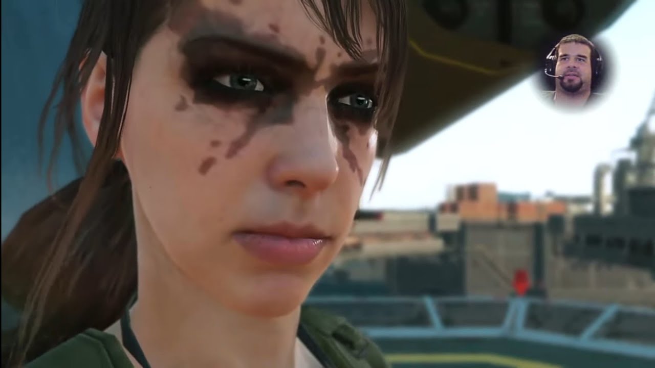 Metal Gear Solid V Quiet's cutscene. (part of a live stream that I