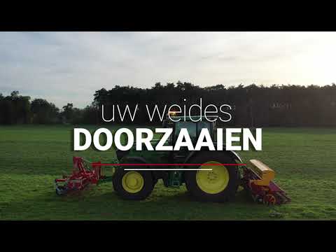 Doorzaaien grasland met Vredo