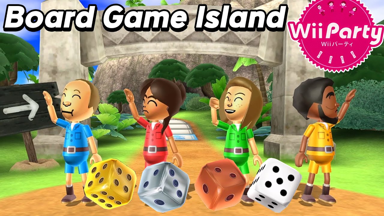 Wii Party Board Game Island Gameplay Mark Vs Chika Vs Abby Vs Patrick Beginner Com Wii파티