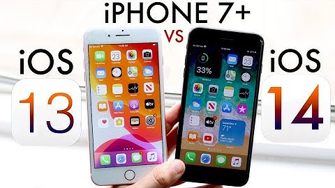 iPhone 7+: iOS 14 Vs iOS 13