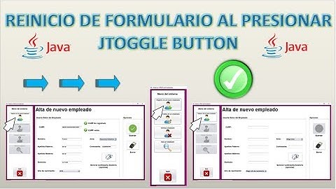 Sistema CRUD/Reiniciando Formulario al Presionar JTOGGLE BUTTON / CARD LAYOUT / JAVA /  Video(19/24)